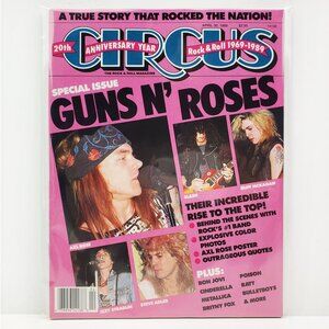 Circus Magazine Metallica Guns n Roses Headbangers' Ball Apr. 1989 Unread Stock